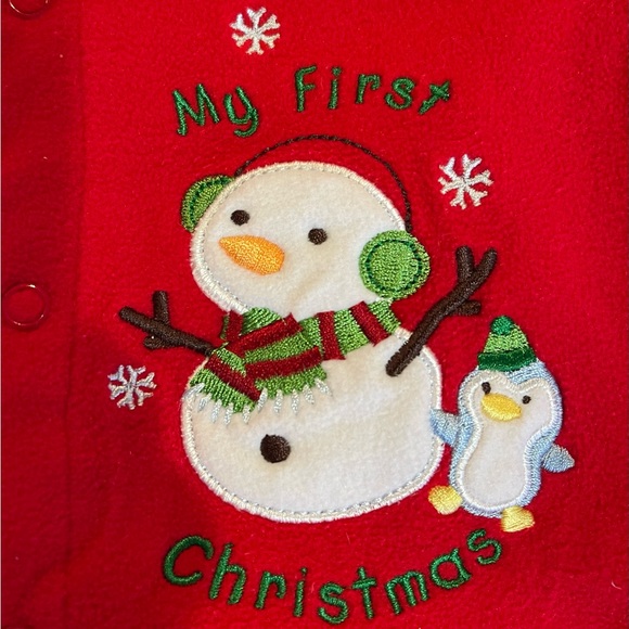 Two first Christmas pajamas by Carter 0-3 and 3-6 months - Picture 6 of 6